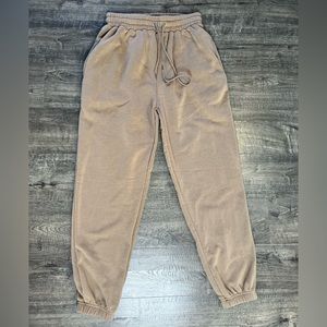 Concept Tan nude Joggers Size Large